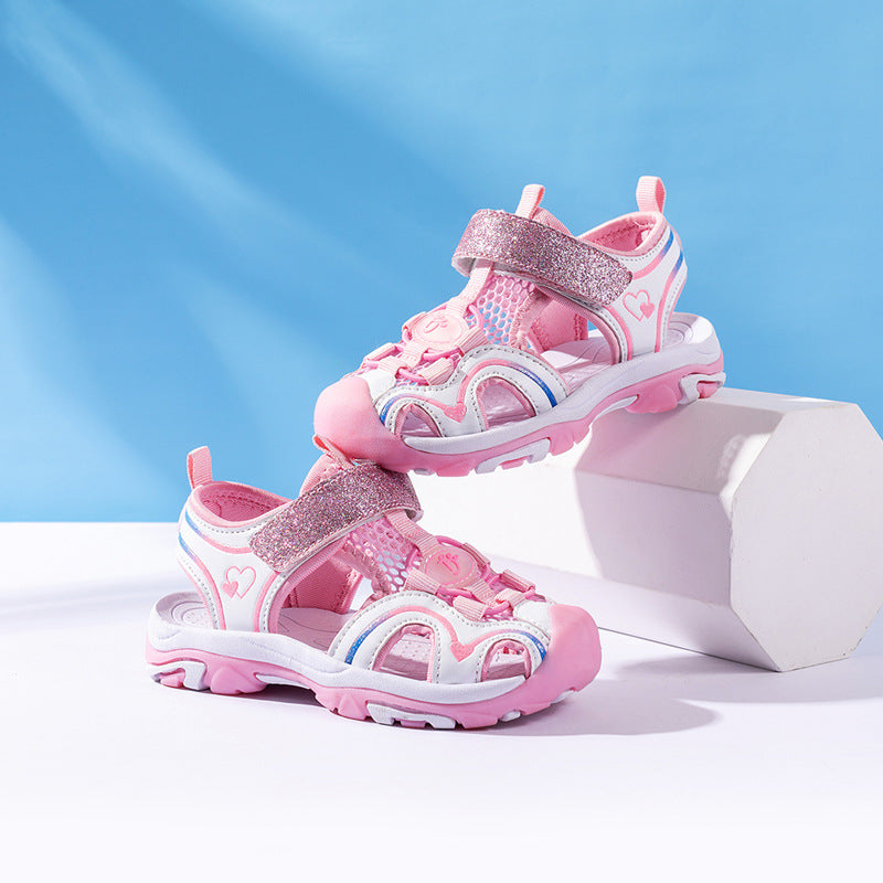Children's Sandals Summer Girls Baotou Children's Shoes Beach Shoes