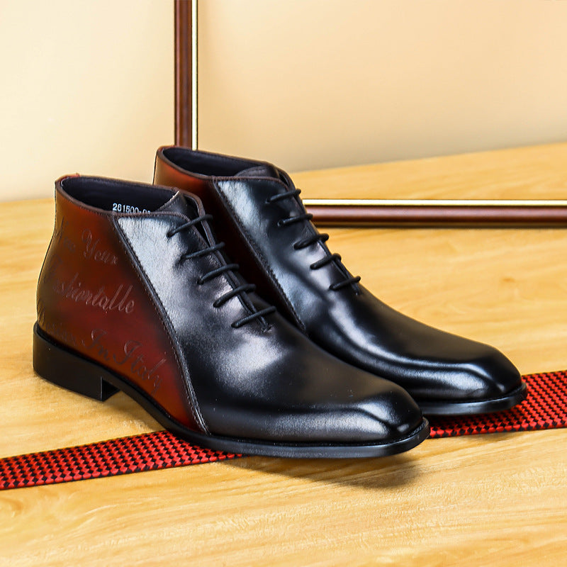 Martin Boots Men's Bicolor Cowhide Business