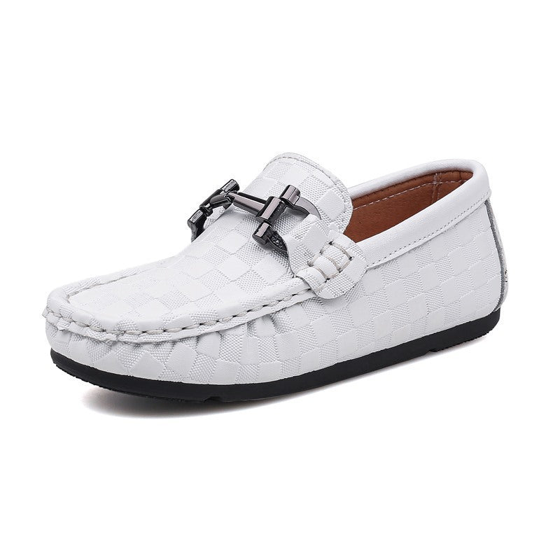 Large Size Summer Beanie Shoes Men's Leather New Casual Shoes Lazy Shoes