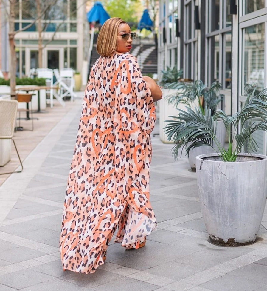 Chiffon Digital Print Wide Leg Two Piece Set