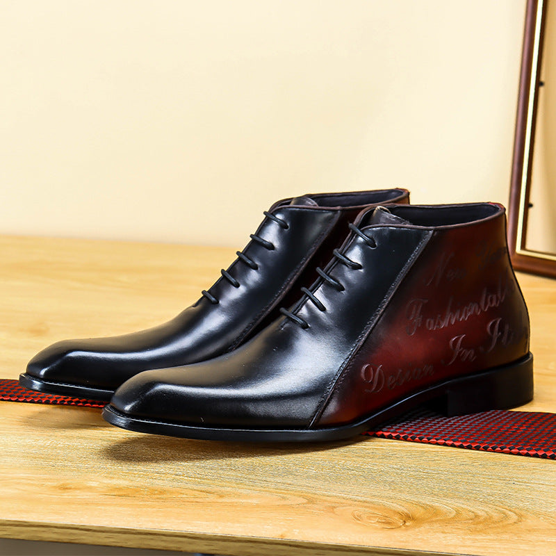 Martin Boots Men's Bicolor Cowhide Business