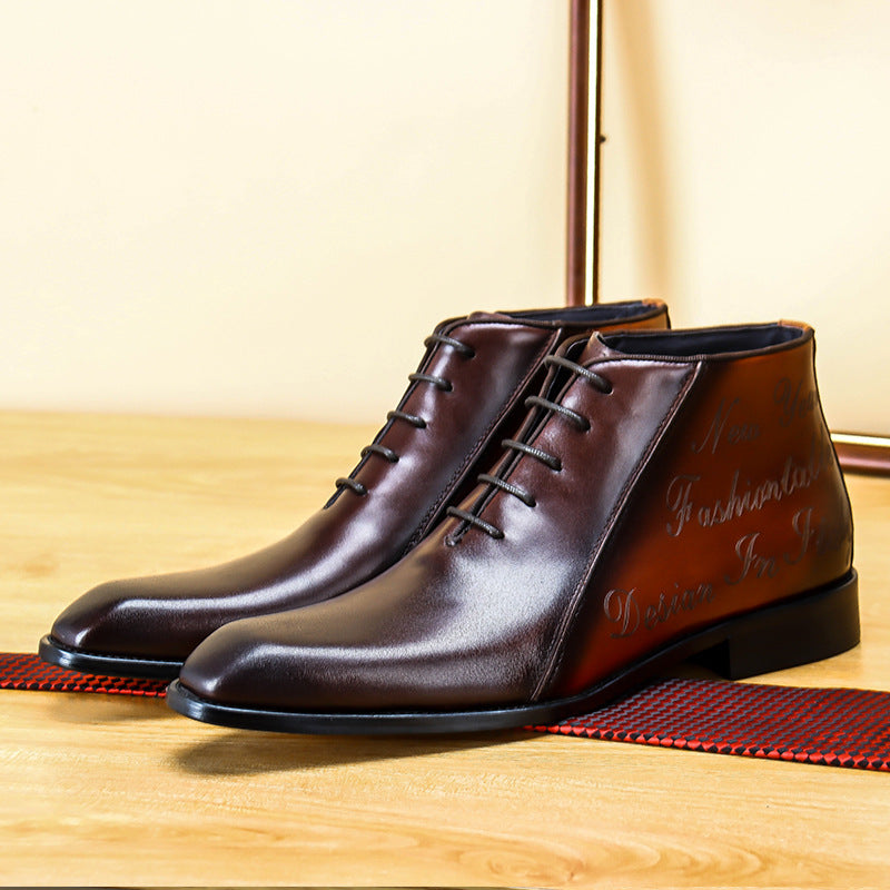 Martin Boots Men's Bicolor Cowhide Business